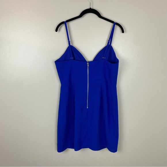 NBD x Naven Twins Not Your Babe Dress cobalt blue size large new nwt - Picture 4 of 10